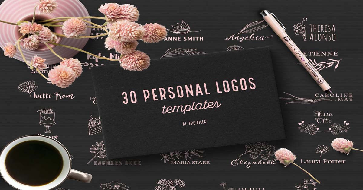 Tải Bộ Thiết Kế Logo Nữ Tính Tuyệt Đẹp Dành Cho Cửa Hàng, Làm Đẹp