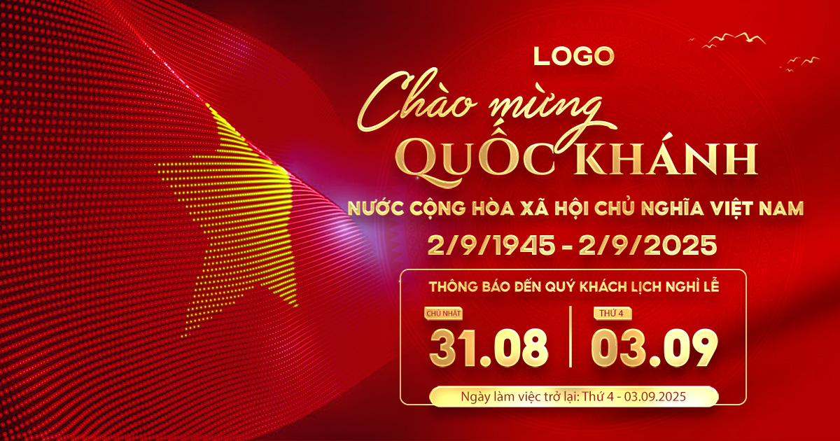 Tải Các Mẫu File PSD/EPS Thông Báo Nghỉ Lễ Quốc Khánh 2-9