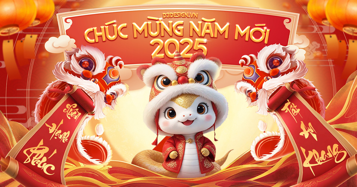 Tải 10 File PSD/EPS Top 10 Bài Cuộc Thi Banner Tết Nguyên Đán 2025