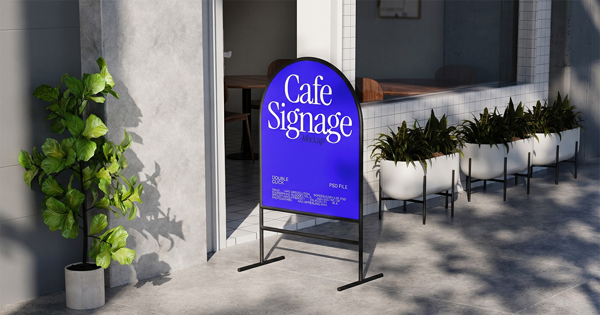 Tải File PSD Mockup Cafe Chất Lượng Cao Dành Cho Designer