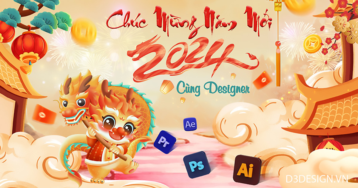 Tải 10 File PSD/EPS Top 10 Bài Cuộc Thi Banner Tết Nguyên Đán 2024