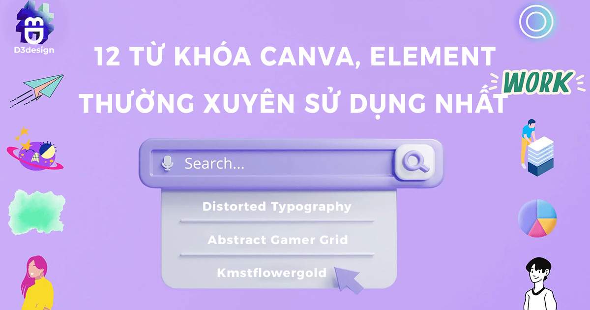 12 Từ Khóa Canva, Elements Keywords Nhiều Chủ Đề Cho Các Nhà Thiết Kế