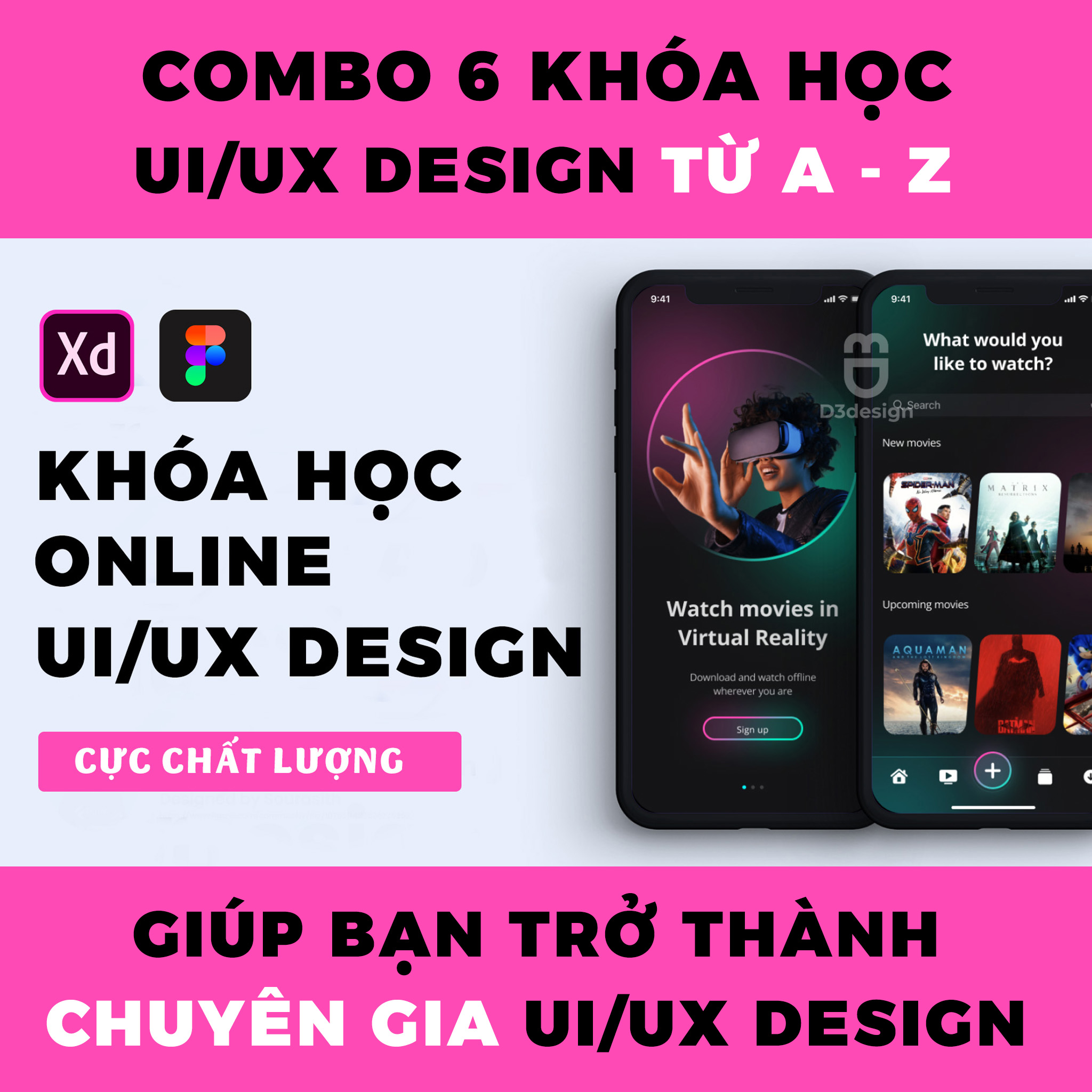 Combo 6 Khóa Học UI/UX Từ A - Z Giúp Bạn Trở Thành Chuyên Gia UI/UX Nhanh Chóng