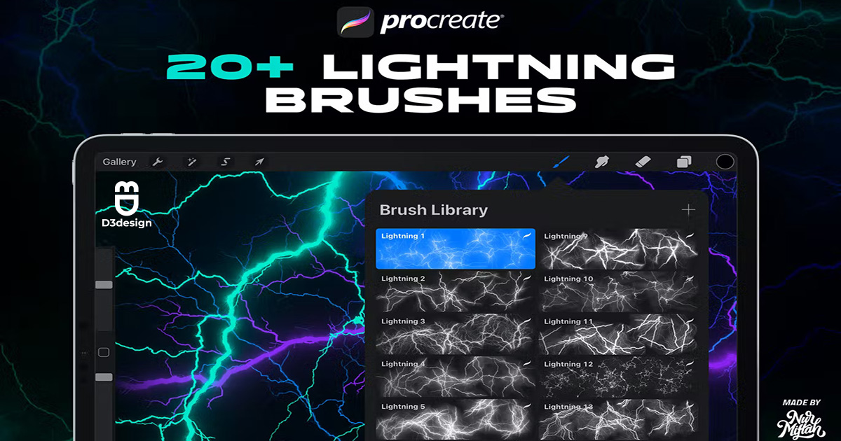 Tải Brush Procreate Miễn Phí Cực Chất Lượng Nhất Để Vẽ Minh Họa