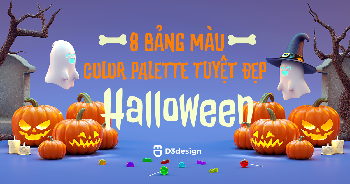 8 BẢNG MÀU COLOR PALETTE TUYỆT ĐẸP CHO HALLOWEEN 2023