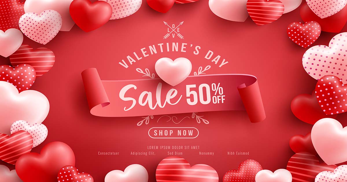 TOP 10 MẪU VECTOR THIẾT KẾ NGÀY VALENTINE'S DAY ĐẸP ẤN TƯỢNG 2022