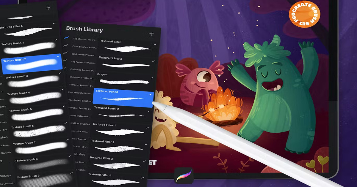 Tải Brush Procreate Nghệ Thuật Siêu Chất Lượng Nhất Dành Cho Designer 