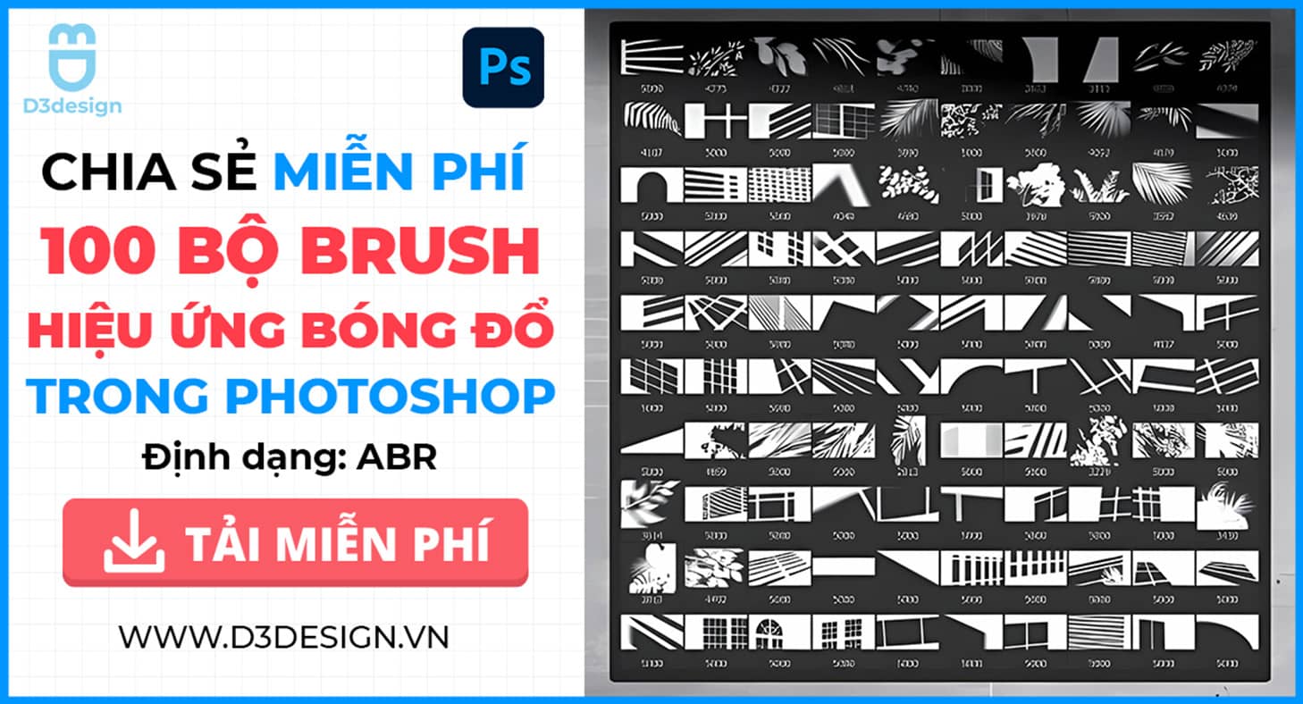 TẢI MIỄN PHÍ 100 BỘ BRUSH BÓNG ĐỔ TRONG PHOTOSHOP