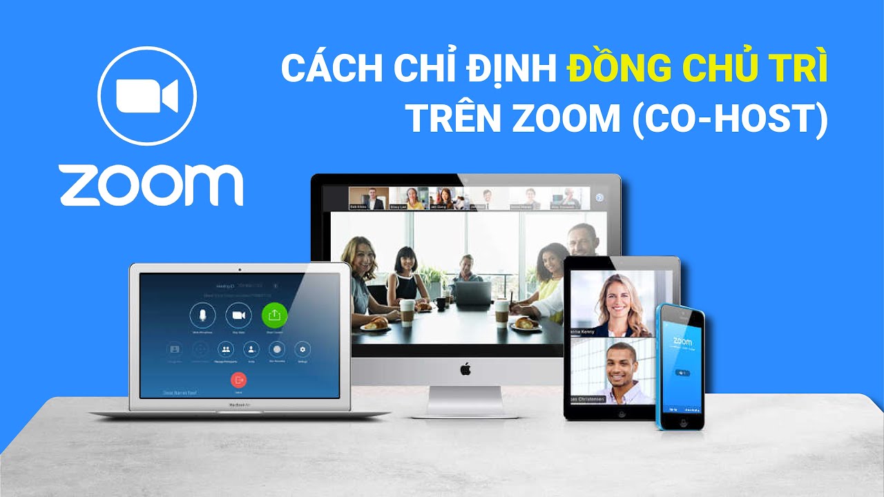 Cách chỉ định đồng chủ trì trên Zoom (co-host)